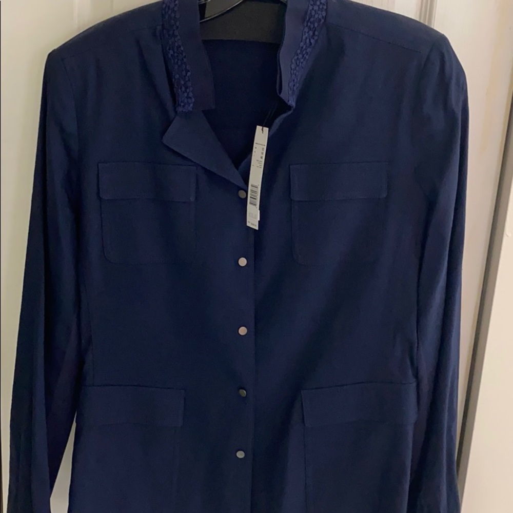 Elie Tahari navy Jacket